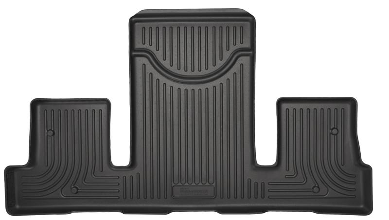 GMC Acadia Floor Liner - Rear - Husky Liners - WeatherBeater - Black - `07-`14
